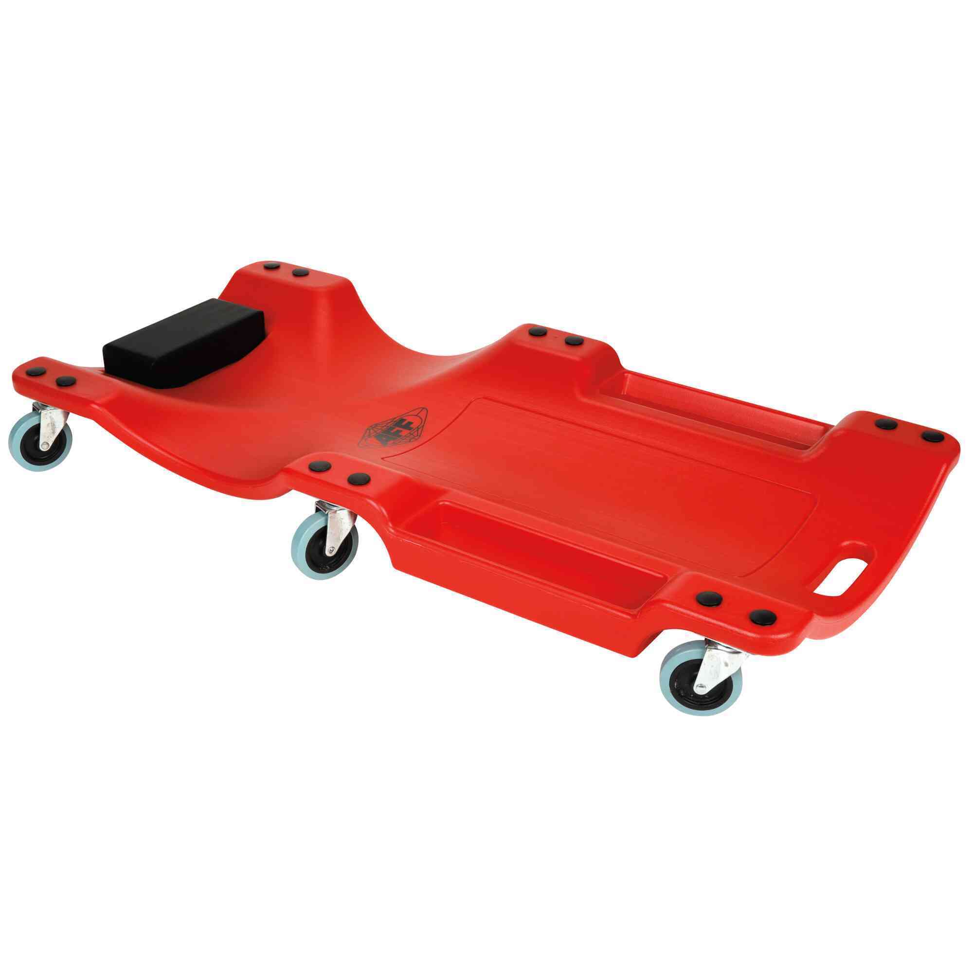 American Forge & Foundry - Mechanic's Creeper - High Density Polyethylene - Padded Vinyl Headrest - 6 Wheel - 300 Lbs. Capacity - Model # 3910